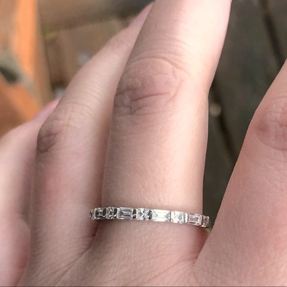 STERLING SILVER WEDDING BAND - Picture 7 of 10